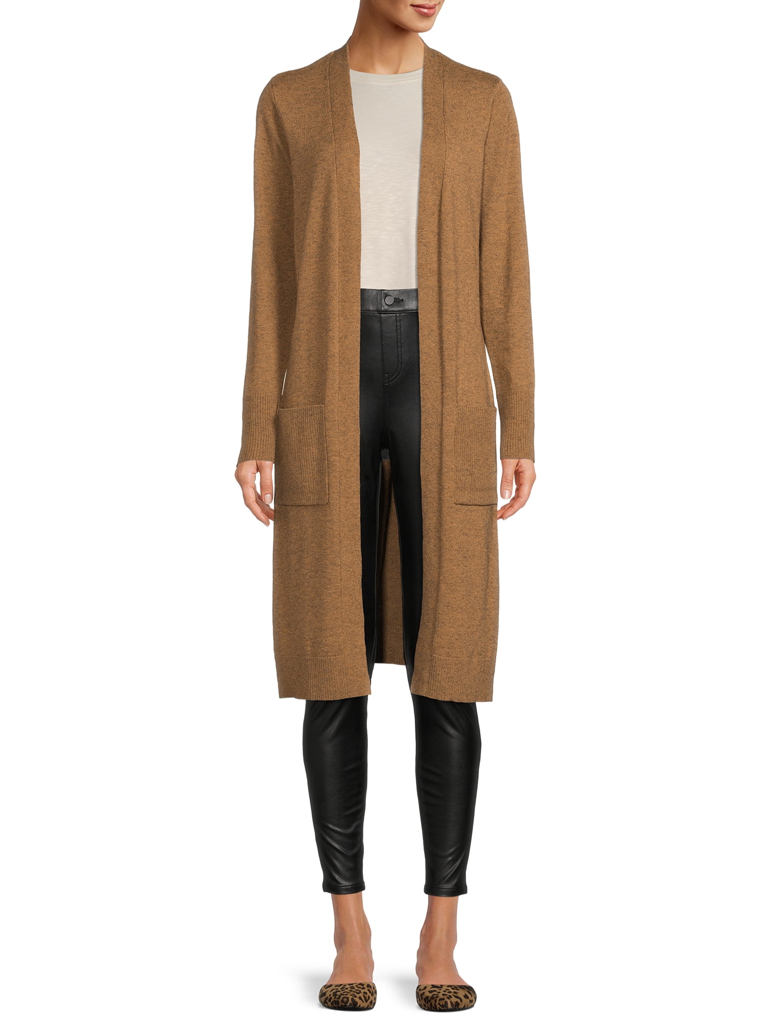 Camel duster shop sweater