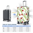 thumbnail image 2 of Luggage Cover Anti Scratch, Tomato Asparagus Pattern Elastic Suitcase Protector Fits 18-32 Inch Luggage, 2 of 2