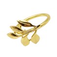 thumbnail image 2 of SPRING PARK Napkin Rings, Gold Leaf Napkin Holders Rings, Napkin Buckles for Wedding, Thanksgiving, Christmas, Holidays, Dining Table Decor, 2 of 7