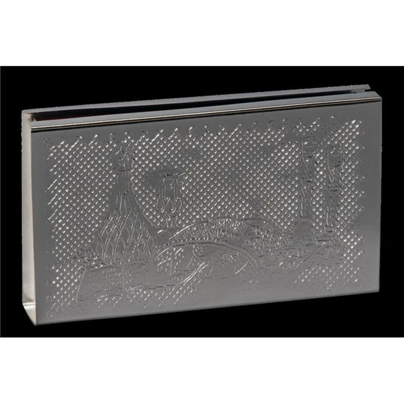 Elygant 57143 925 Silver Coated Silver Match Box for Long Matches