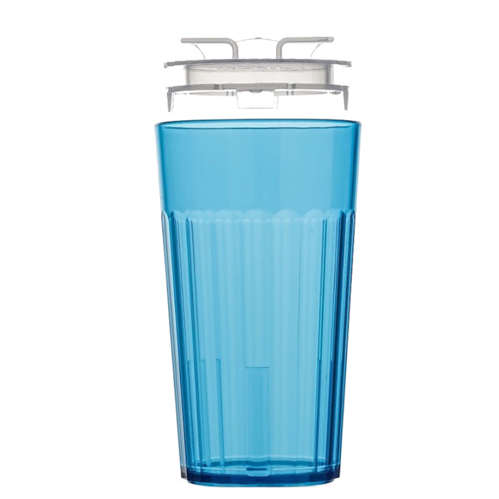 Reflo Smart Cup (Blue 1-Pack) Open Training Cup, Toddler Cup, No Suction 6oz, 360 Control-Flow, Premium High-Impact Plastic