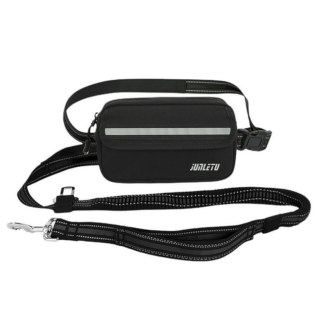 Sac Banane de Sport Grande Capacité Imperméable Anti-Rayures Entraînement Physique Promenade Sac de Taille pour Chien Laisse pour Chiens pour l'Extérieur