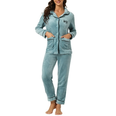 Allegra K Women's Satin Night Suits Sleepwear Button Down Pjs with Pants  Silky Lounge Pajama Set : : Clothing, Shoes & Accessories