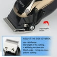 thumbnail image 5 of KEMEI Cordless Hair Clippers for Men with LED Display Hair Cut Grooming Kit Trimmer Machine, KM-1990, 5 of 9