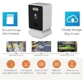 thumbnail image 3 of 3MP 2K Window Camera, 2.4GHz & 5GHz WiFi Indoor Cameras for Home Security with ChromaMax Al Color Night Vision, Pet Camera with Phone App, Motion Detection, 2-Way Audio (2.4GHz*1), 3 of 7