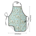 thumbnail image 5 of Naloa 1Pack Adjustable Bib Apron Waterdrop Resistant Cooking Kitchen Aprons for Women Men Chef, Cute Honeybees Print, 5 of 8