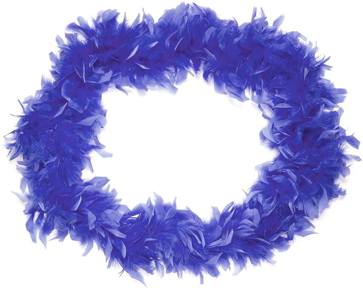 Royal Blue Feather Boa Costume Accessory