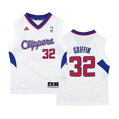 Blake Griffin LA Clippers NBA Jersey Size Medium Blue White #32 Adidas