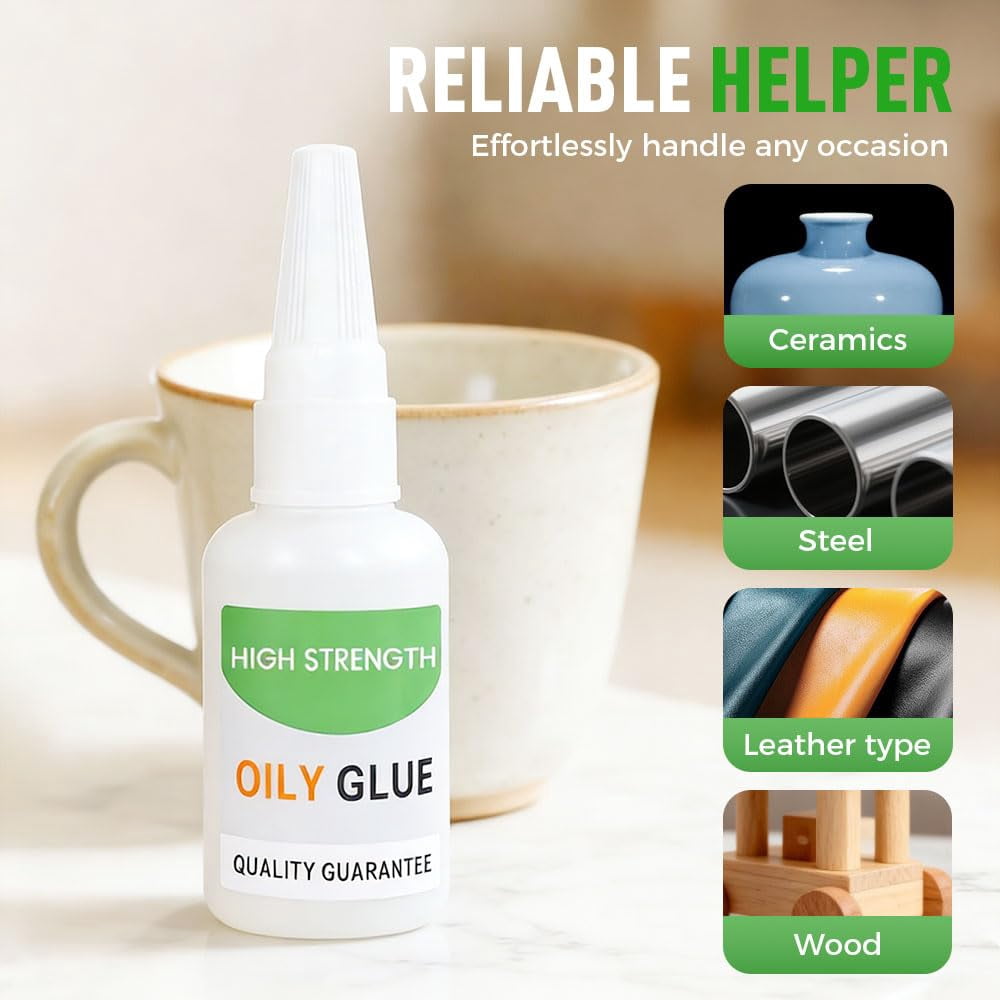 Welding High Strength Oily Glue, Oily Welding Super Glue for Metal, High-Temperature Resistant Strong Oily Glue for Plastic Repair, Multi-Surface Universal Oily Super Glue for Household Repair