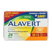 Alavert 24 Hour Orally Disintegrating Tablets Citrus Burst, 60 ea (Pack of 6)