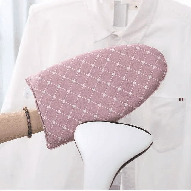 Bowayaoa Mini Handheld Ironing Board for Collar Sleeves, Heat Insulation Waterproof Ironing Pad, Hanging Ironing Board Compatible with Iron Hanger and Ironing Machine