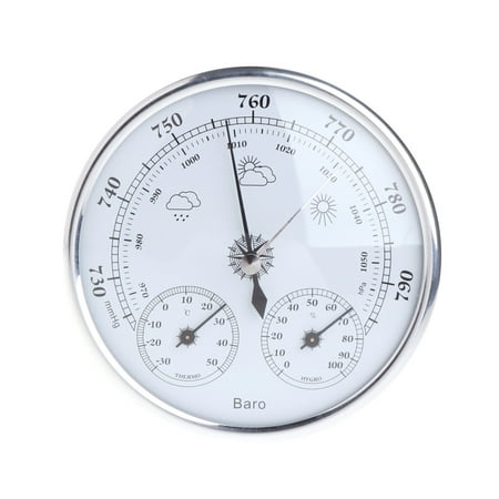 

3 in 1 Barometer Thermometer Hygrometer Measure Gauge for Household Weather Station Indoor and Outdoor Use Dial Type