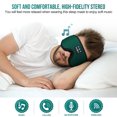 thumbnail image 7 of MUSICOZY Sleep Headphones Breathable Bluetooth Headband 3D Sleeping Headphones, Wireless Music Eye Mask Sleep Earbuds for Side Sleeper Women Office Air Travel Cool Tech Gadgets Unique Gifts Green, 7 of 7