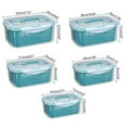 Fruit Storage Containers 5 Pack for Fridge with Removable Colander