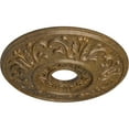 thumbnail image 3 of Ekena Millwork 18"OD x 3 1/2"ID x 1"P Valletta Ceiling Medallion (Fits Canopies up to 3 1/2"), Hand-Painted Rubbed Bronze, 3 of 6