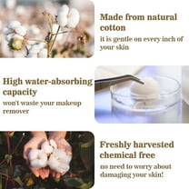 RAGUPEL Organic Super Jumbo Cotton Balls (200 Count)-Hypoallergenic,Absorbent,Large Size,100% Pure