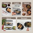 thumbnail image 5 of Ninja Crispi DualZone 8-Qt Air Fryer, Glass Container with Lid, Portable, Dishwasher Safe, DD101IV2 Ivory, 5 of 12