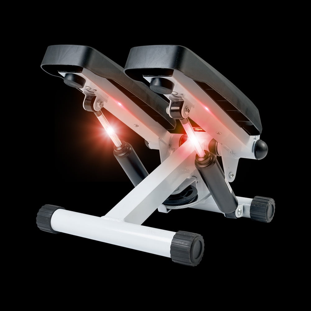Maraawa Steppers for Exercise at Home Stair Stepper with Resistance Bands Capable of Bearing 300 Pounds Mini Stepper with LCD Display Fitness