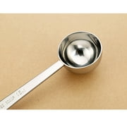 Coffee Gator 1-Tablespoon Measuring Spoon - Exact 15ml Stainless Steel Scoop for Coffee Grounds, Protein Powder & Baking | TOPRenddon Commercial-Grade Kitchen Tool with Long Handle