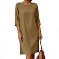 thumbnail image 5 of Antinious Ladies Summer Solid Lightweight Breathable Daily Versatile Dress, 5 of 5
