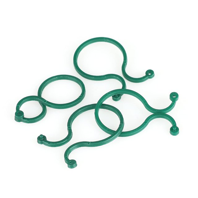 50 Uds. Clips de plástico para plantas, anillos para plantas, Clips para flores de jardín para soportes de plantas