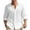 White, variant on KIHOUT Clearance Men's Long Sleeve T-Shirt Color Lapel CardiganShirt Lapel Shirt