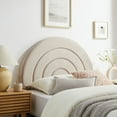 thumbnail image 2 of Headboard, Twin, Gray, Velvet, Hotel Bedroom, Modern Contemporary, HB38117, 2 of 7