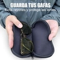 thumbnail image 3 of 2pzs Estuche para Lentes de Sol,Funda para Lentes con Hebilla Y Cremallera Lisa,Funda para Gafas,Material de Neopreno Ultraligero,Portátil Y Resistente a Caídas (Negro Negro), 3 of 7