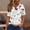 White, variant on Giftesty Blouses for Women Dressy Casual Summer Tops for Women Vacation Trendy V Neck Short Sleeve Shirts Casual Loose Spring Vintage Floral Print Comfy Tunic Clothes