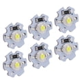 thumbnail image 1 of 25Pcs High Power Led Chip, 3W 5V Lamp Beads, 200LM Brightness Light Source Chip with Aluminum Plate for Floodlight Spotlight Replacement, 1 of 7