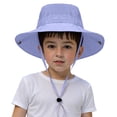 thumbnail image 6 of Gibobby Baby Sun Hat UPF 50+ Sun Protective Toddler Bucket Hat Cartoon Print Wide Brim Summer Outdoor Play Beach Hat for Boys Girls 12-18 Months 1T 2T 3T 4T 5T 6T(3-10 Years,Blue), 6 of 6