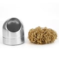 thumbnail image 2 of Iron Tip Cleaner Dome Designed Iron Tip Cleaner, Solder Gun Tip Cleaner Cleaning Wire Ball Soldering Iron Kit with Ball Holder Base Stand, 2 of 7