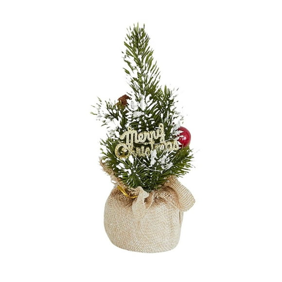 Baby on The Way Ornament Statue Donkey Statues Outdoor Christmas Tree Mini Desktop Ornament Falling Snow Pe Tree Holiday Scene Decoration Present Christmas Tree