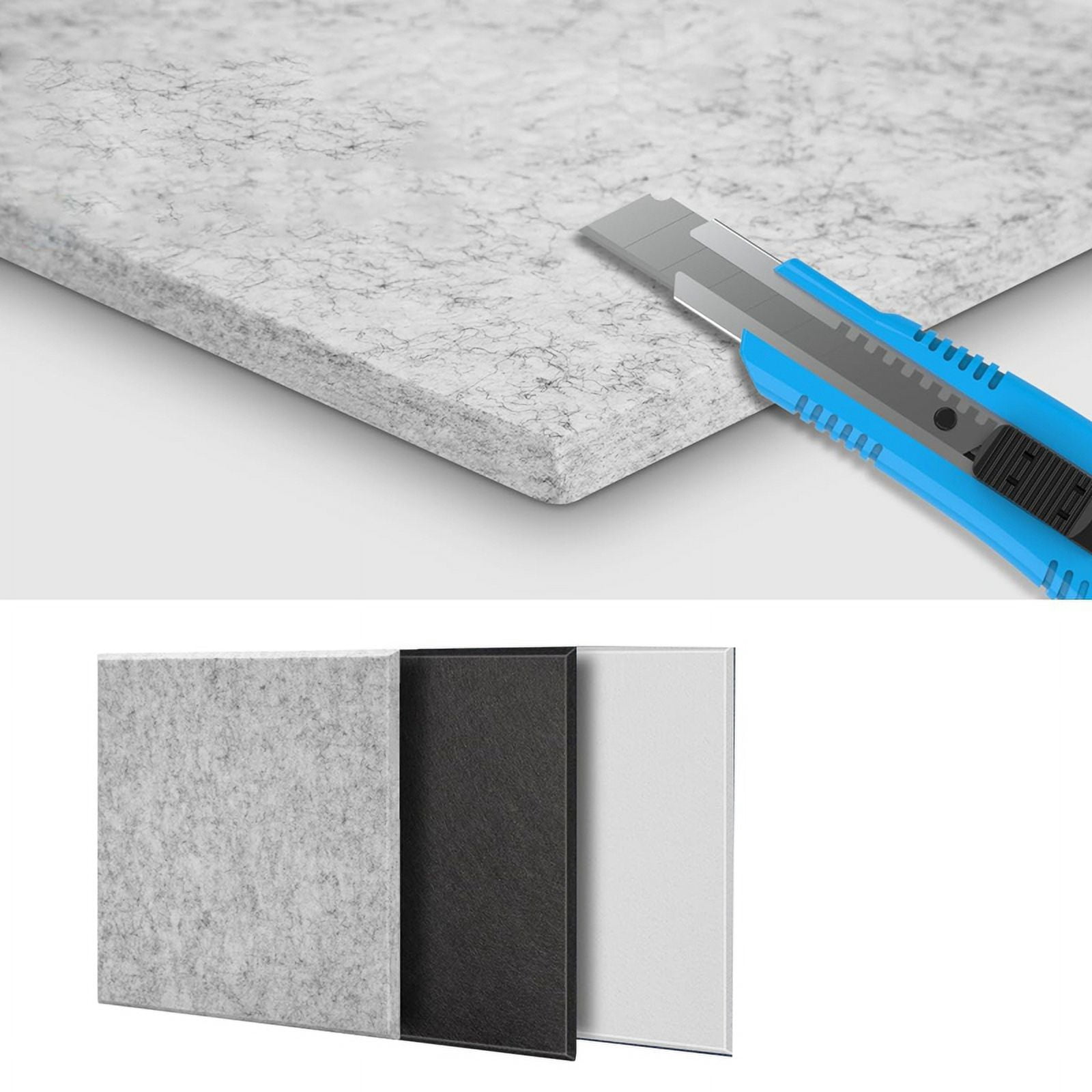 10Pack Sound Proof Panels for Walls,Self-Adhesive Acoustic Panels 12x12x0.4In for Recording Studio,Office,Home,A