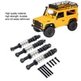 thumbnail image 3 of Youkk 4pcs Wear-resistant Front Rear Shock Absorber For MN 1/12 D90 RC Car Accessories Silver, 3 of 6