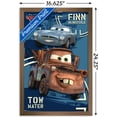 thumbnail image 3 of Disney Pixar Cars 2 - Secret Mission Wall Poster, 14.725" x 22.375", Framed, 3 of 3