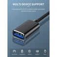 thumbnail image 3 of 2 in 1 USB 3.0 OTG Adapter Cable Type-C -USB to USB 3.0 Interface Converter for Cellphone Charging Cable Line-Black, 3 of 6
