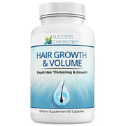 Success Chemistry Hair Growth Supplement For Longer with Saw Palmetto for Adults - 60 Capsules