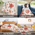 thumbnail image 7 of 50x60 inch Crystal Fleece & Arctic Fleece Blanket Soft Bed Throws for Home or Camping Watercolor Red Roses, 7 of 7