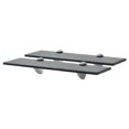 thumbnail image 1 of vidaXL Floating Shelves 2 pcs Glass 40x10 cm 8 mm, 1 of 4