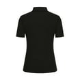 thumbnail image 4 of ALLLIST V-Neck Dressy Tops for Women Button Solid Short Sleeve Black T-Shirts Spring Blouse, 4 of 8