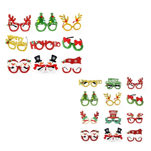 Christmas Glasses Xmas Themed Plastic Plastic Christmas Eyeglasses