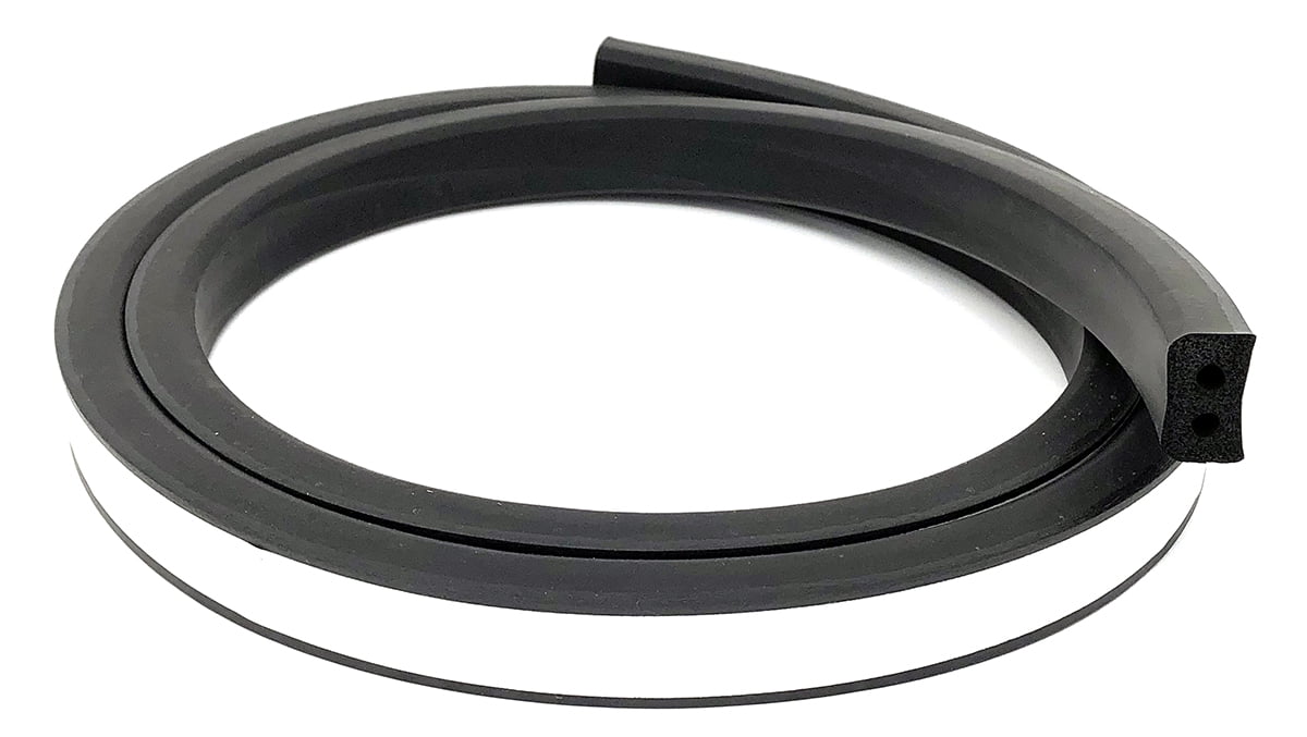 ESI Front Rail Seal 6ft EPDM Rubber for a Truck Cap, Camper Shell