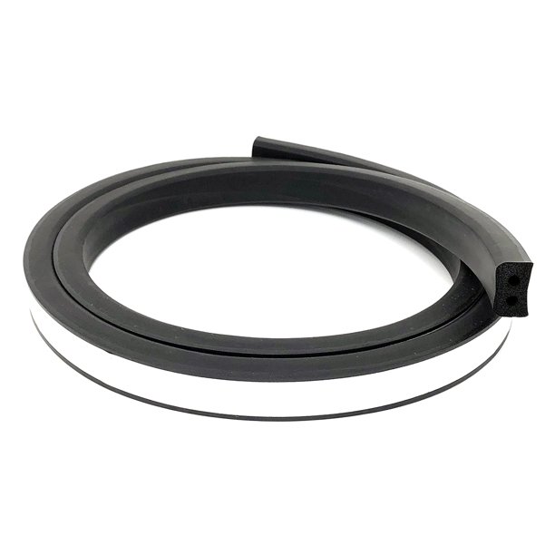 ESI Front Rail Seal 6ft EPDM Rubber for a Truck Cap, Camper Shell, Topper