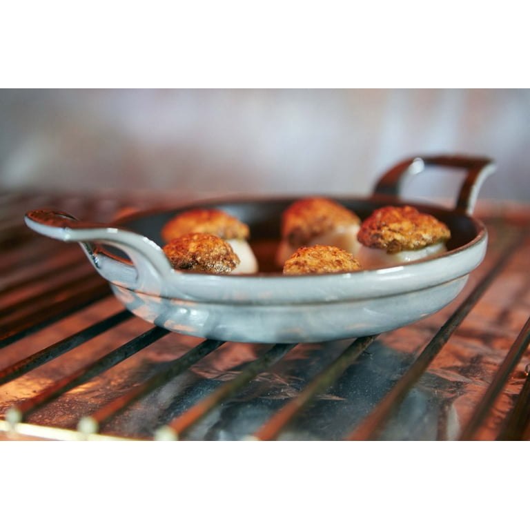 Staub Cast Iron 9.5 x 6.75 Oval Baking Dish - Graphite Grey