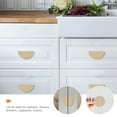 thumbnail image 2 of GARVALON 6 Pcs Poignées de Tiroir Aluminium Spatial Couleurs Assorties pour Commodes Design Simple, 2 of 8