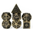 thumbnail image 1 of Cusdie Metal Dice Set, 7 Pcs DND Metal Dice, Dragon Scale Polyhedral Dice Set, for Role Playing Game D&D Dice MTG Pathfinder, 1 of 5