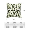 thumbnail image 3 of Halloween Throw Pillow Covers, halloween spooky cute Halloween Decorations Square Pillow Cases with Invisible Zipper for Bed Couch Sofa, Farmhouse Halloween Decor-2 Pack 18x18, 3 of 6
