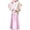 Hot Pink, variant on Girls' Ancient Chinese Traditional Hanfu Dress Long Sleeve Fancy Dresses Christmas Party Festival Dance Performance Outfit Red 5-6 Years