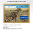 thumbnail image 2 of ArtToFrames 27.56x19.69 Inch - 70x50 CM Gold Puzzle Frame for 1000 piece Puzzles.1.25 Inch Custom MDF Puzzle Frames, Classic Gold - Comes with Economy Acrylic, 2 of 6
